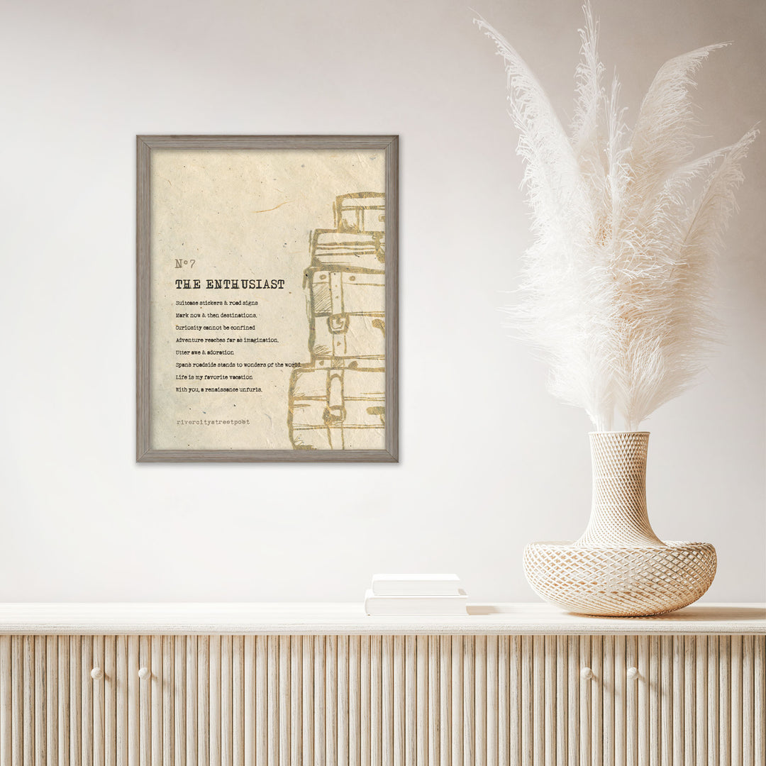 Enneagram No.7 'The Enthusiast' Poetic Wall Art
