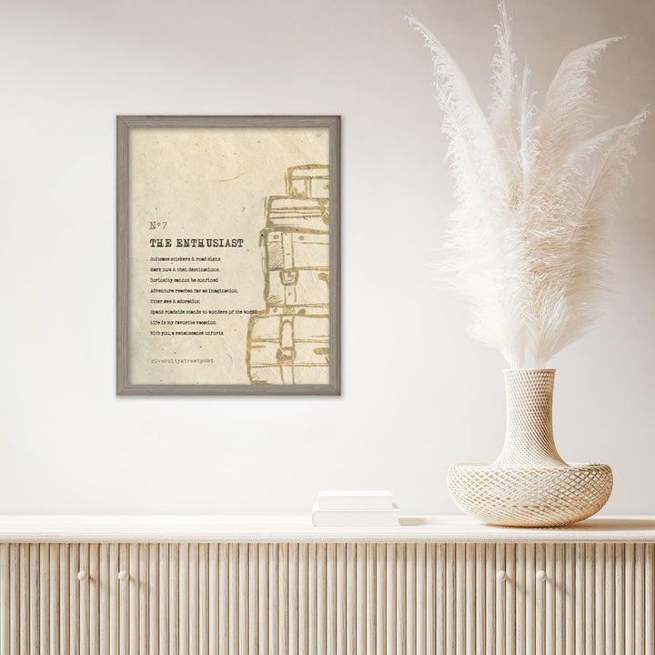 Enneagram No.7 'The Enthusiast' Poetic Wall Art