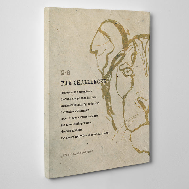 Enneagram No.8 'The Challenger' Poetic Wall Art