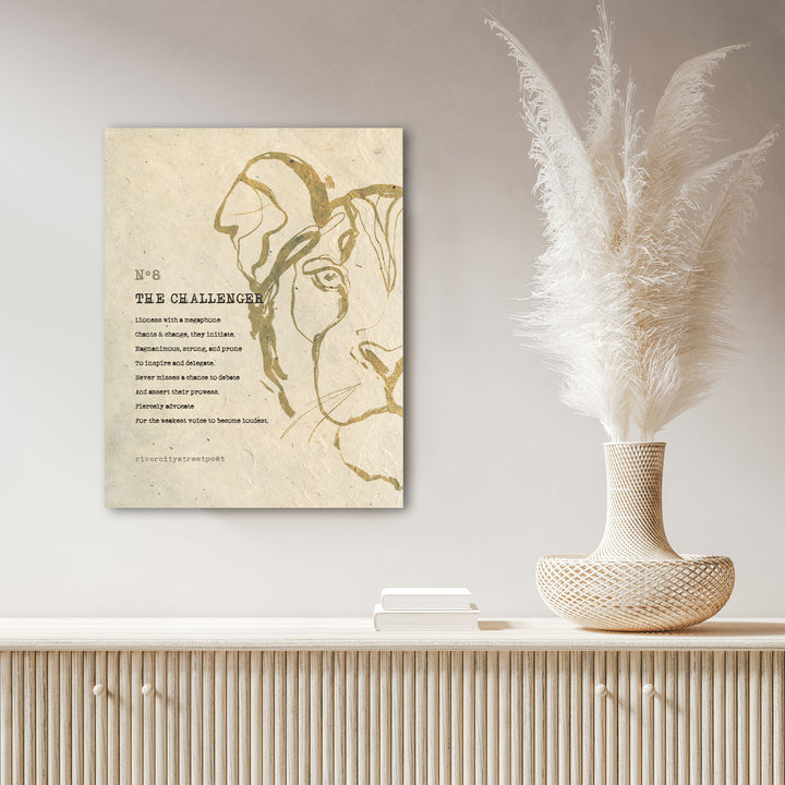 Enneagram No.8 'The Challenger' Poetic Wall Art