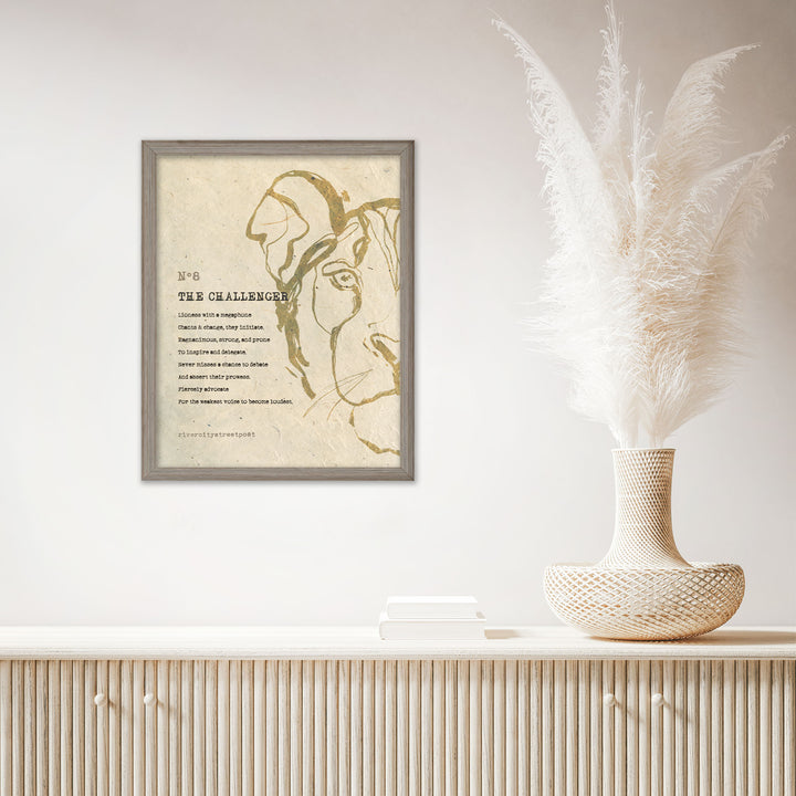 Enneagram No.8 'The Challenger' Poetic Wall Art