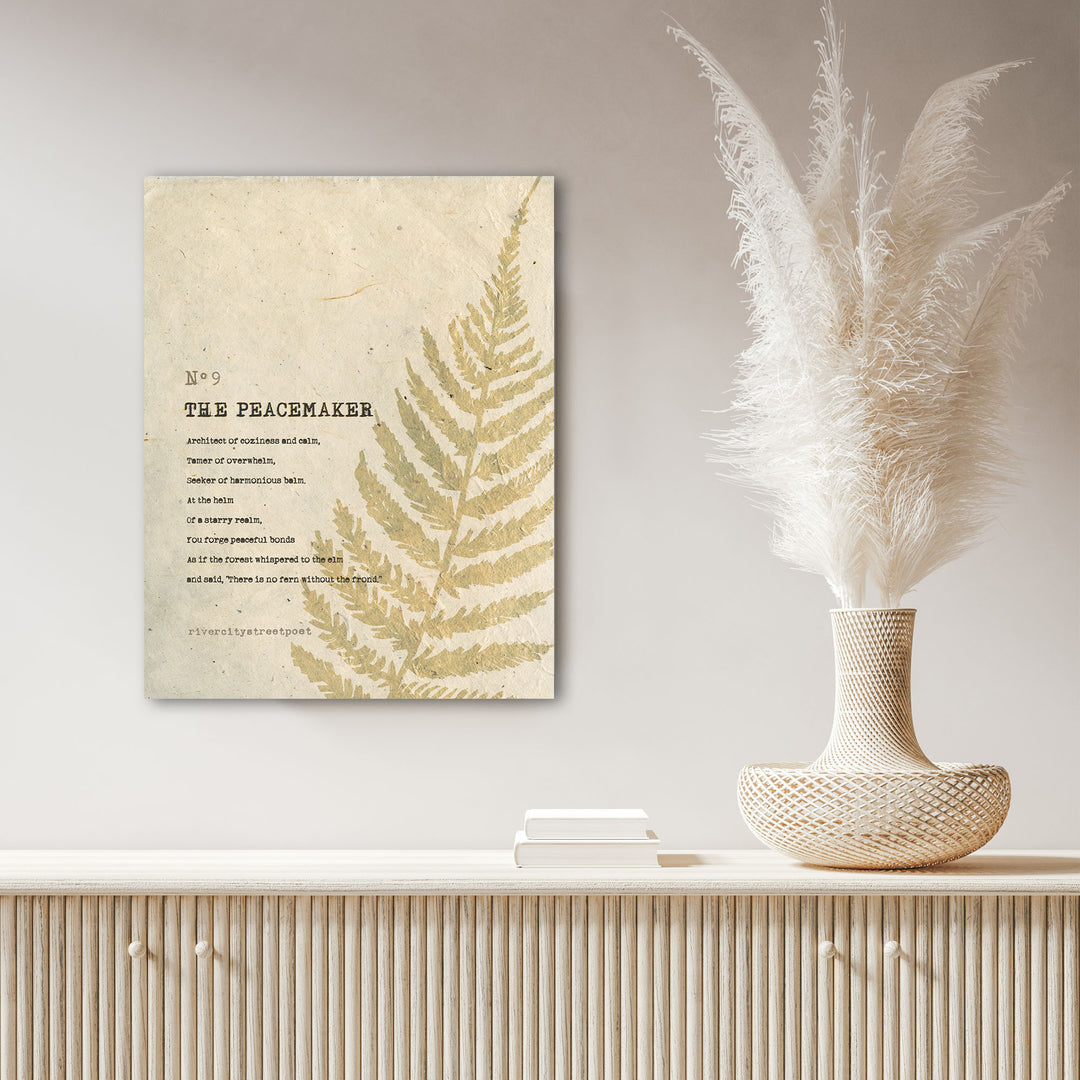 Enneagram No.9 'The Peacemaker' Poetic Wall Art