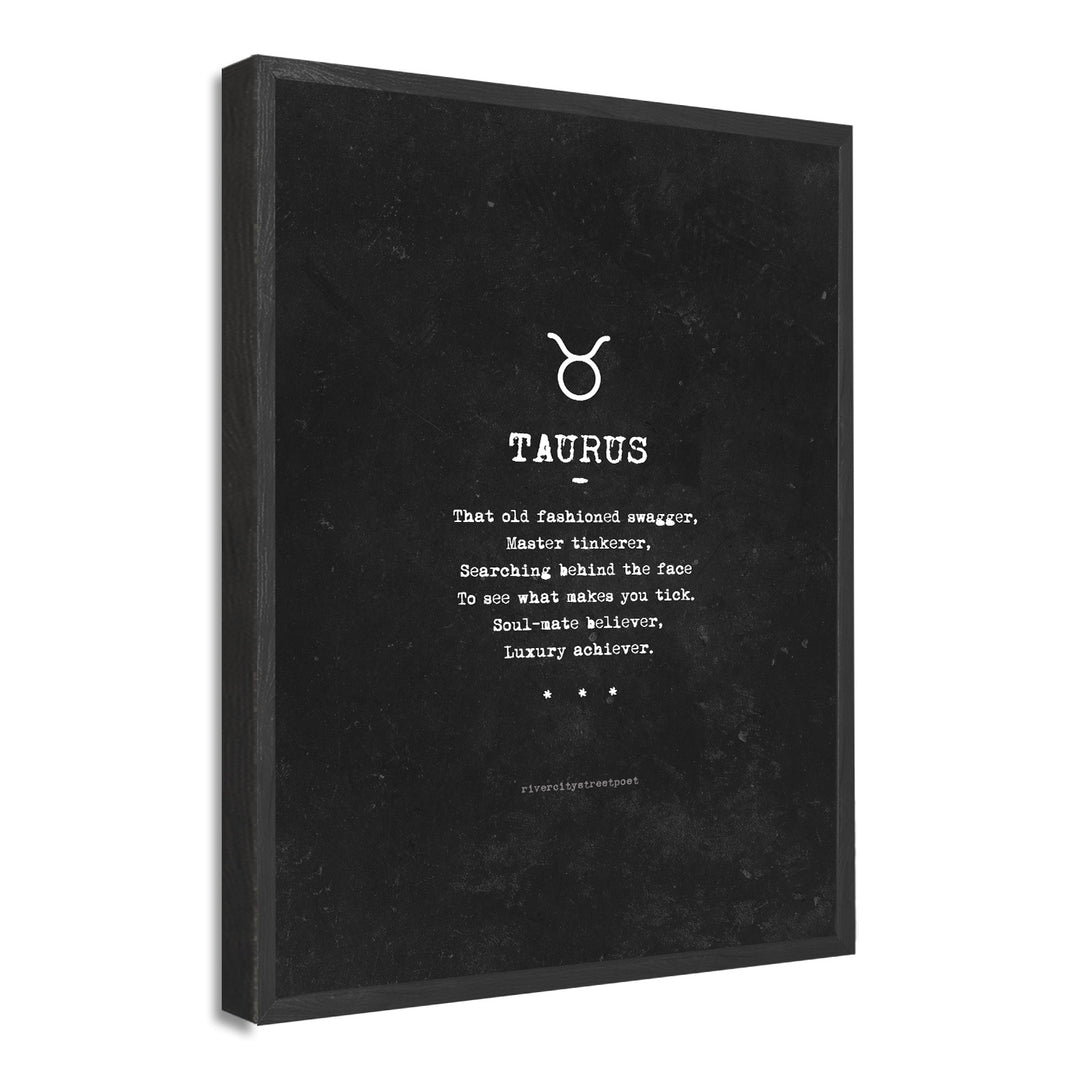 Zodiac - Taurus' Wall Art Print