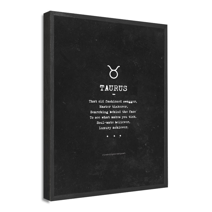 Zodiac - Taurus' Wall Art Print