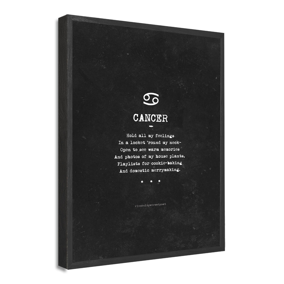 Zodiac - Cancer' Wall Art Print