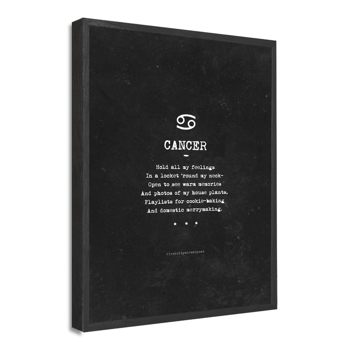 Zodiac - Cancer' Wall Art Print