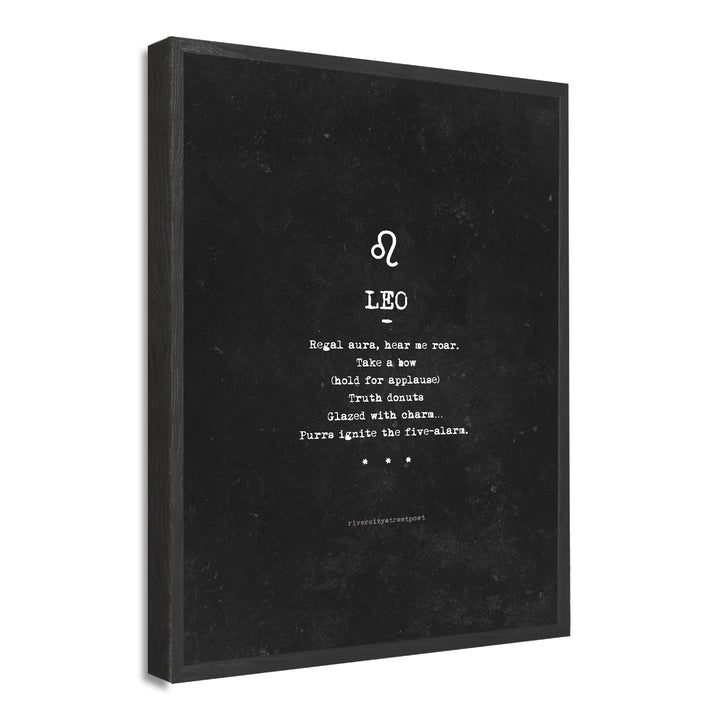 Zodiac - Leo' Wall Art Print
