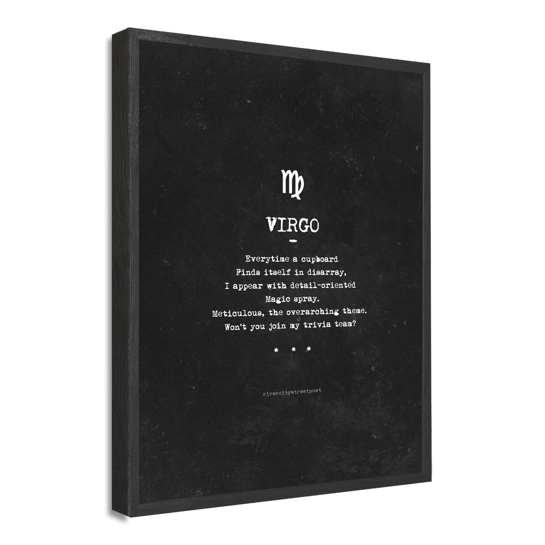 Zodiac - Virgo' Wall Art Print