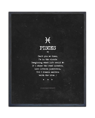 Zodiac - Pisces' Wall Art Print
