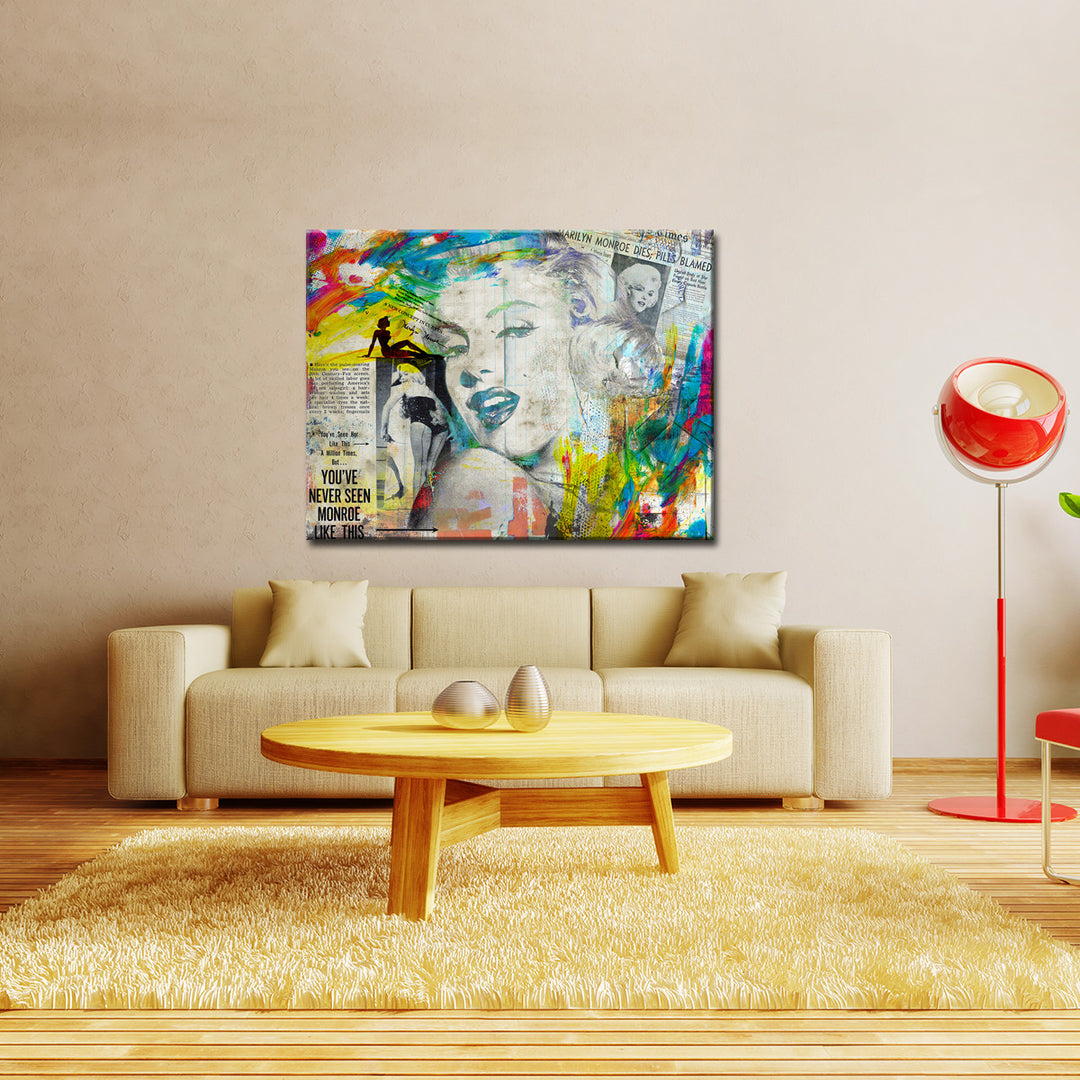 MONROE I' Wrapped Canvas Wall Art