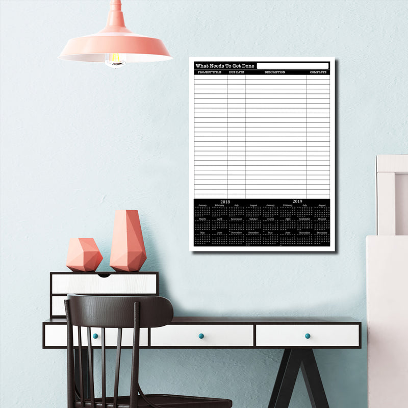 R2H Methods 'What Needs to Get Done' Dry Erase Task Planner on ArtPlexi