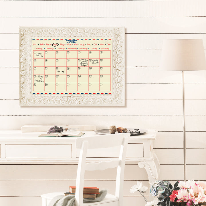 Postal' Dry Erase Monthly Calendar on ArtPlexi