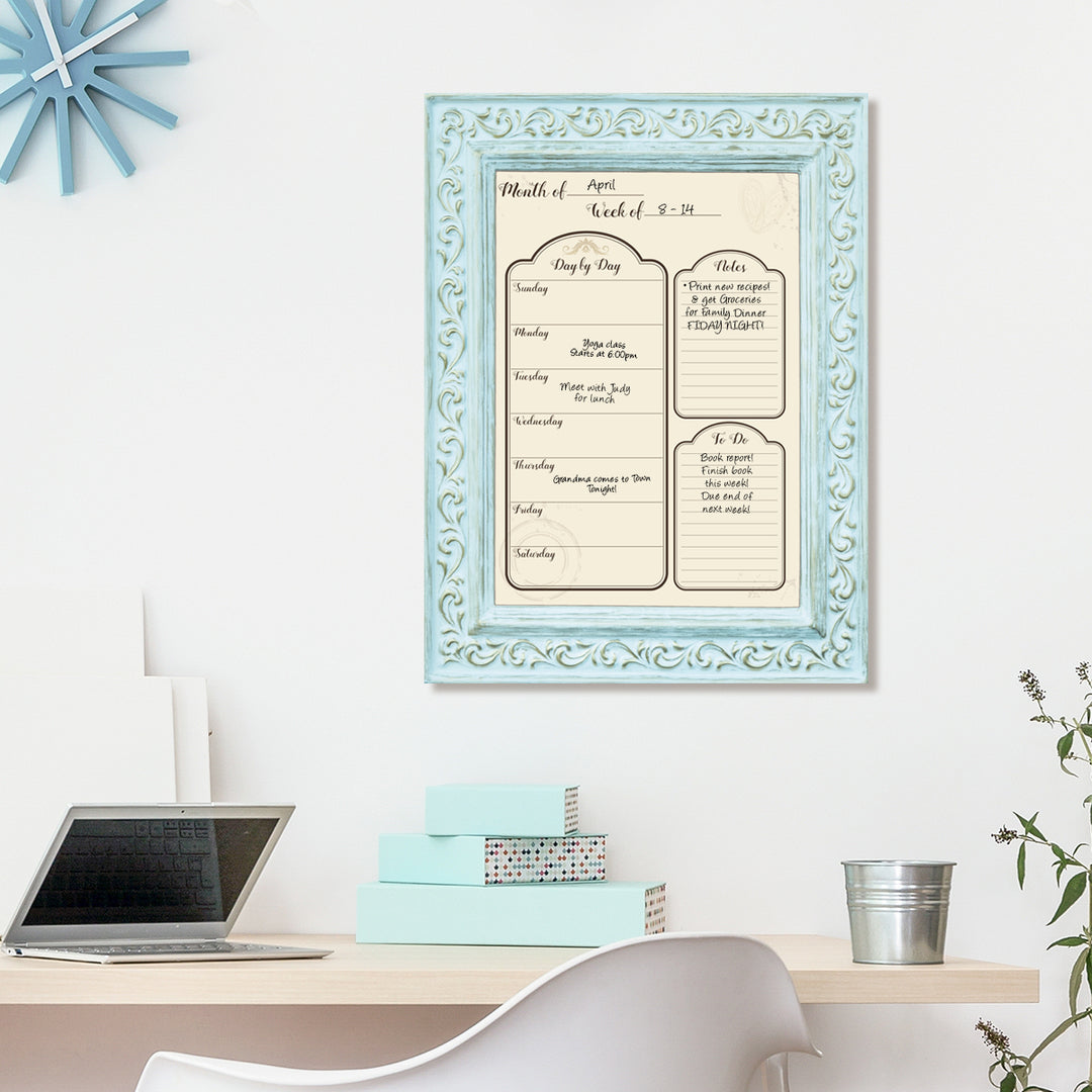 Socialite' Dry Erase Weekly Calendar on ArtPlexi
