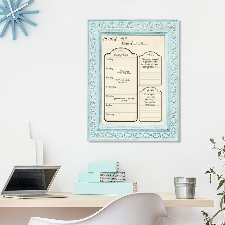 Socialite' Dry Erase Weekly Calendar on ArtPlexi