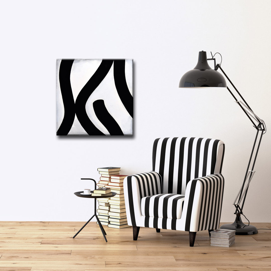 'Curves I' Wrapped Canvas Wall Art