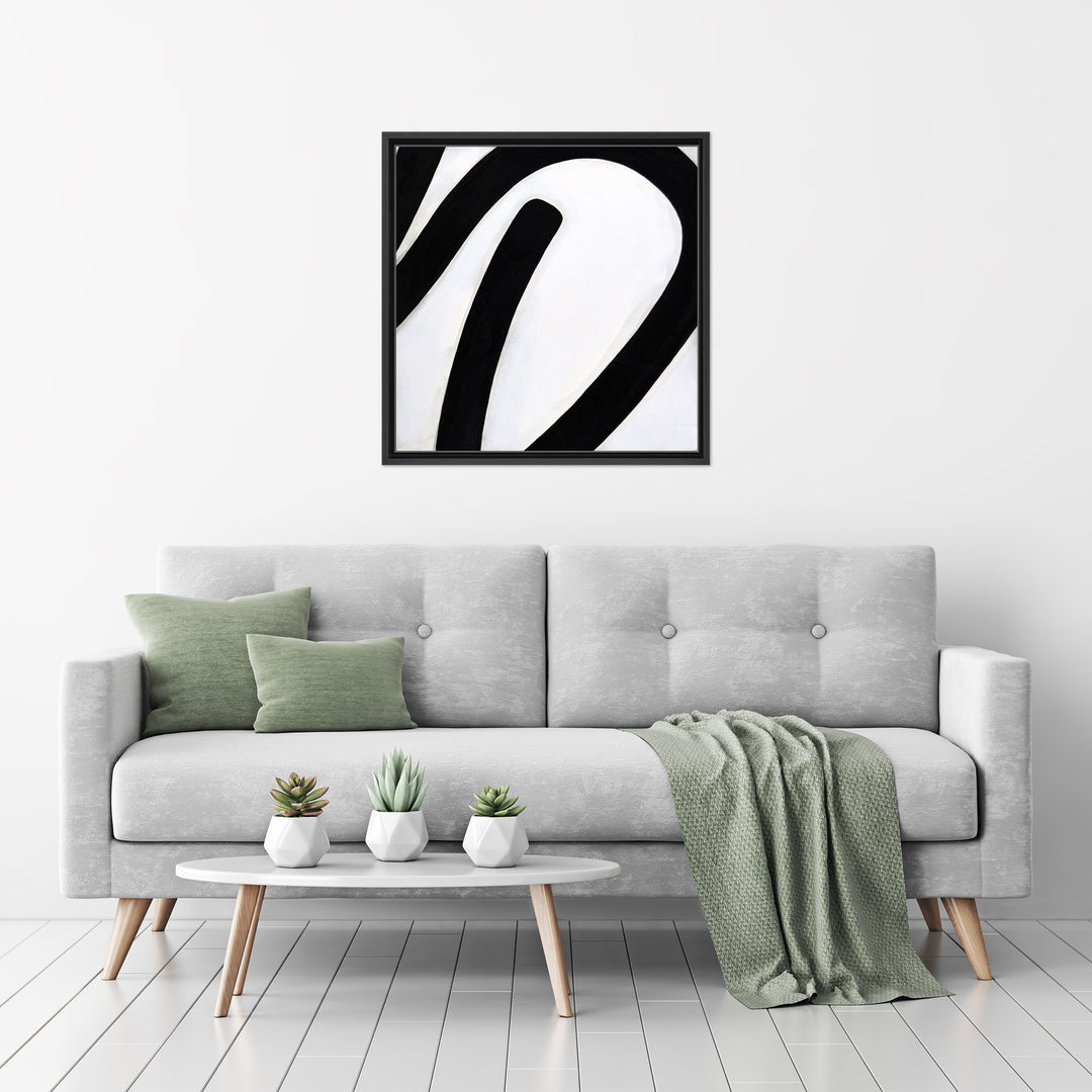 Curves II Framed Canvas Wall Art