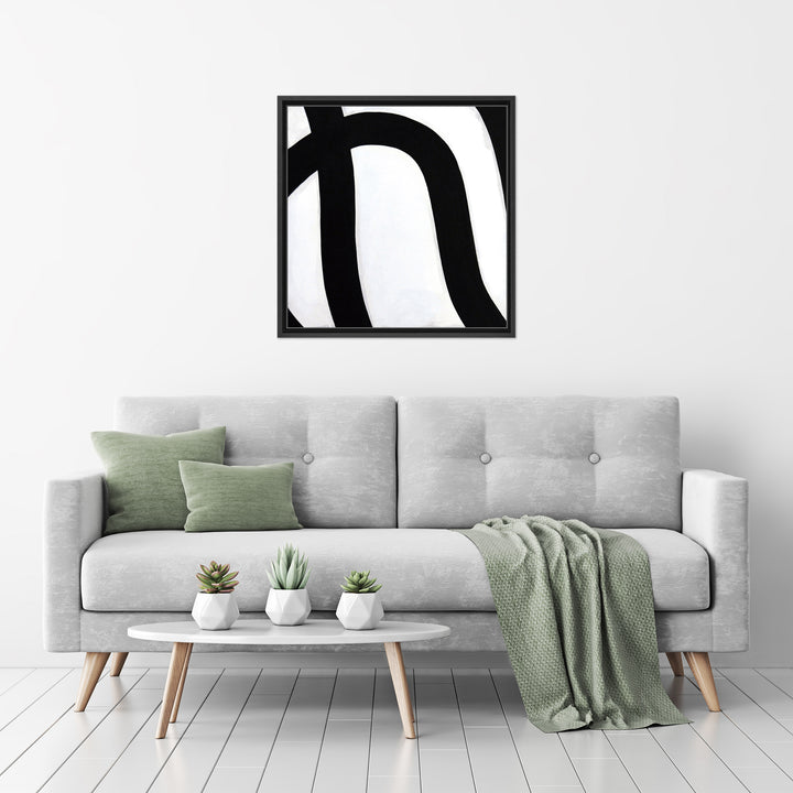 Curves III Framed Canvas Wall Art
