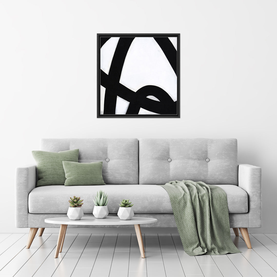 Curves IV Framed Canvas Wall Art