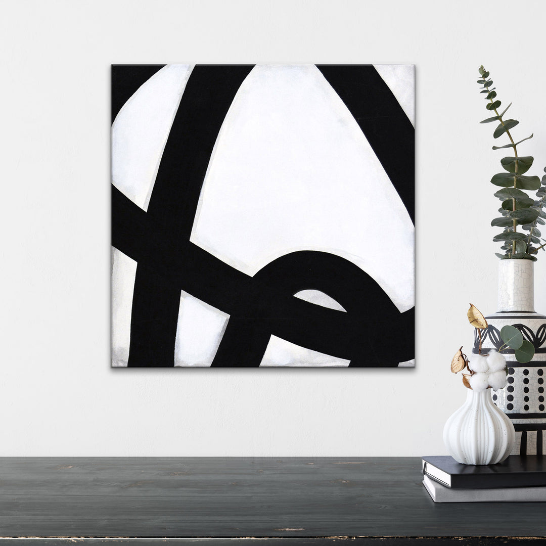 'Curves IV' Wrapped Canvas Wall Art