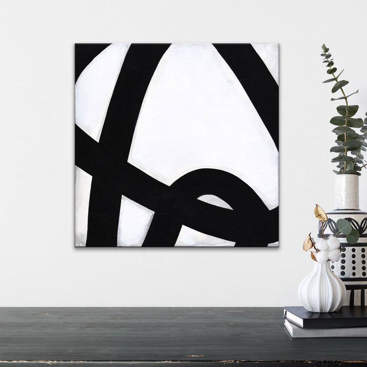 'Curves IV' Wrapped Canvas Wall Art