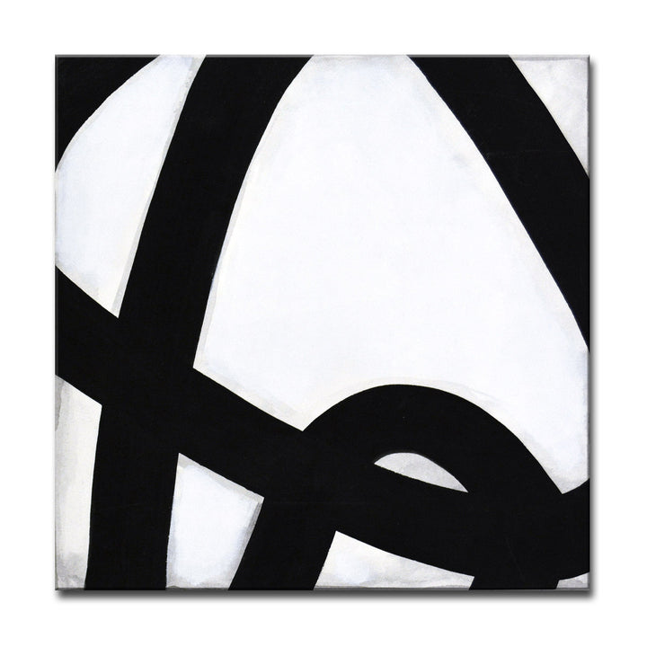 'Curves IV' Wrapped Canvas Wall Art