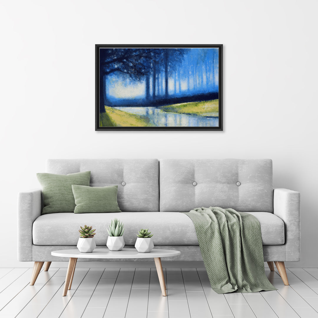 Crystal Creek Framed Canvas Wall Art