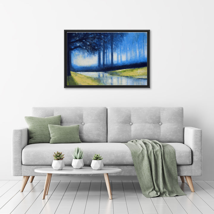 Crystal Creek Framed Canvas Wall Art