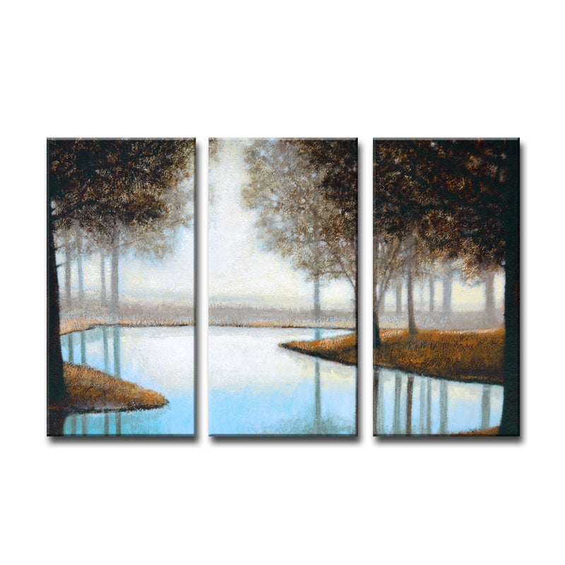 Woodland Retreat' 3 Piece Wrapped Canvas Wall Art Set