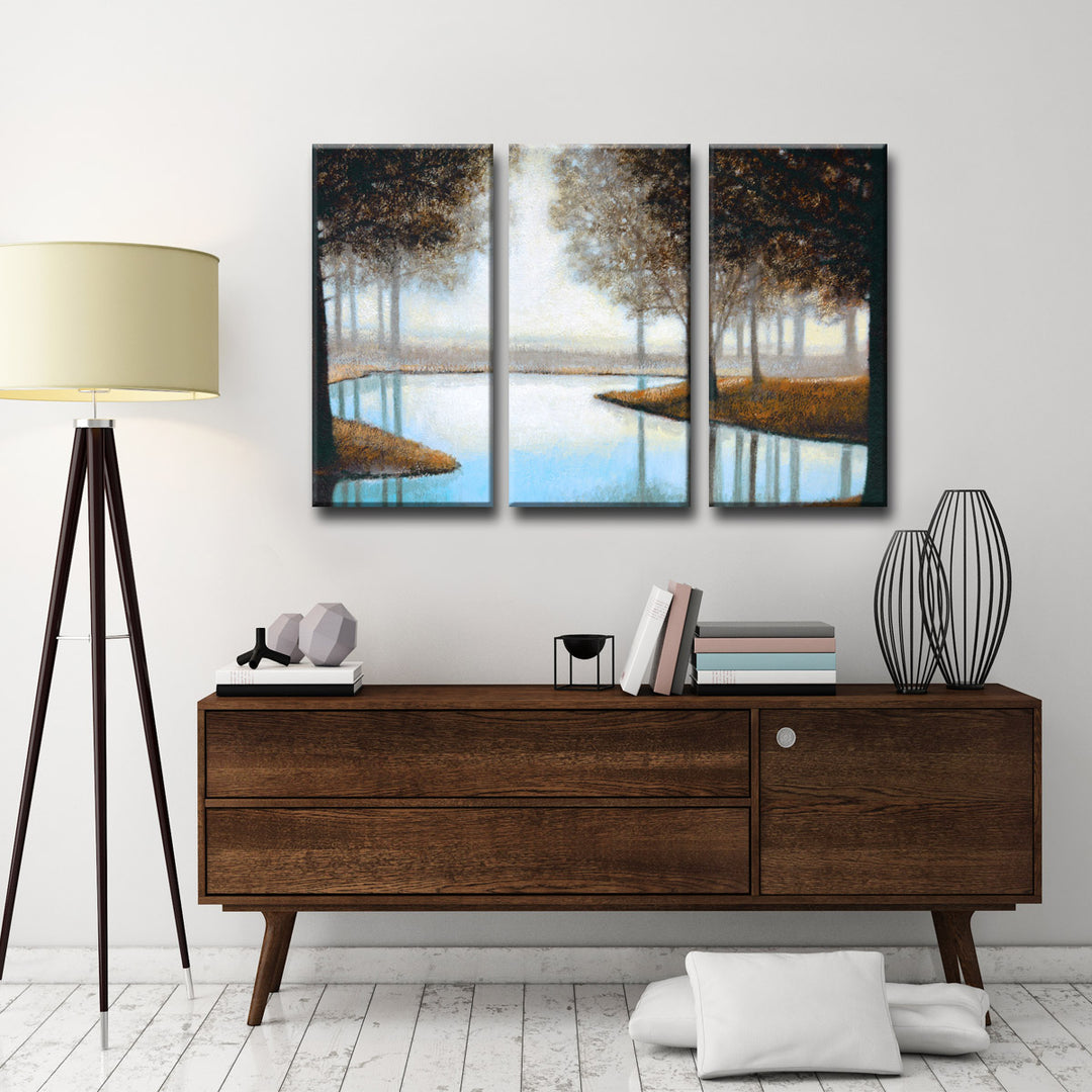 Woodland Retreat' 3 Piece Wrapped Canvas Wall Art Set