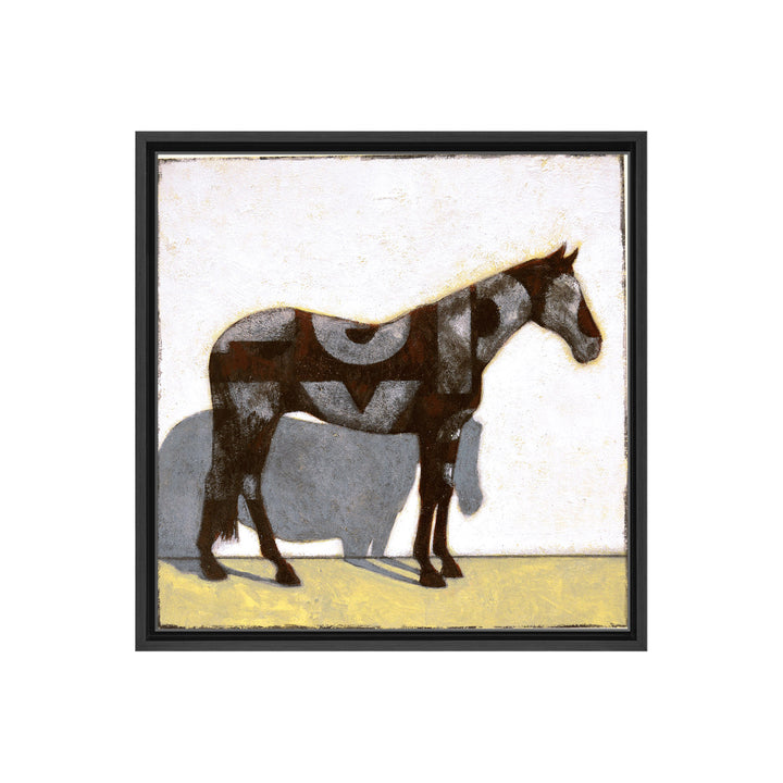 Modern Pinto Framed Canvas Wall Art