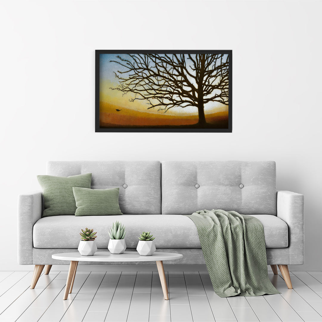 The Last Leaf Framed Canvas Wall Art