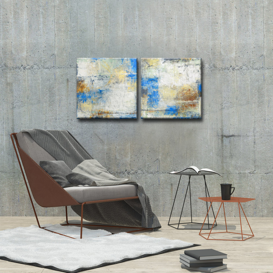 Harbor View I/II' 2 Piece Wrapped Canvas Wall Art Set
