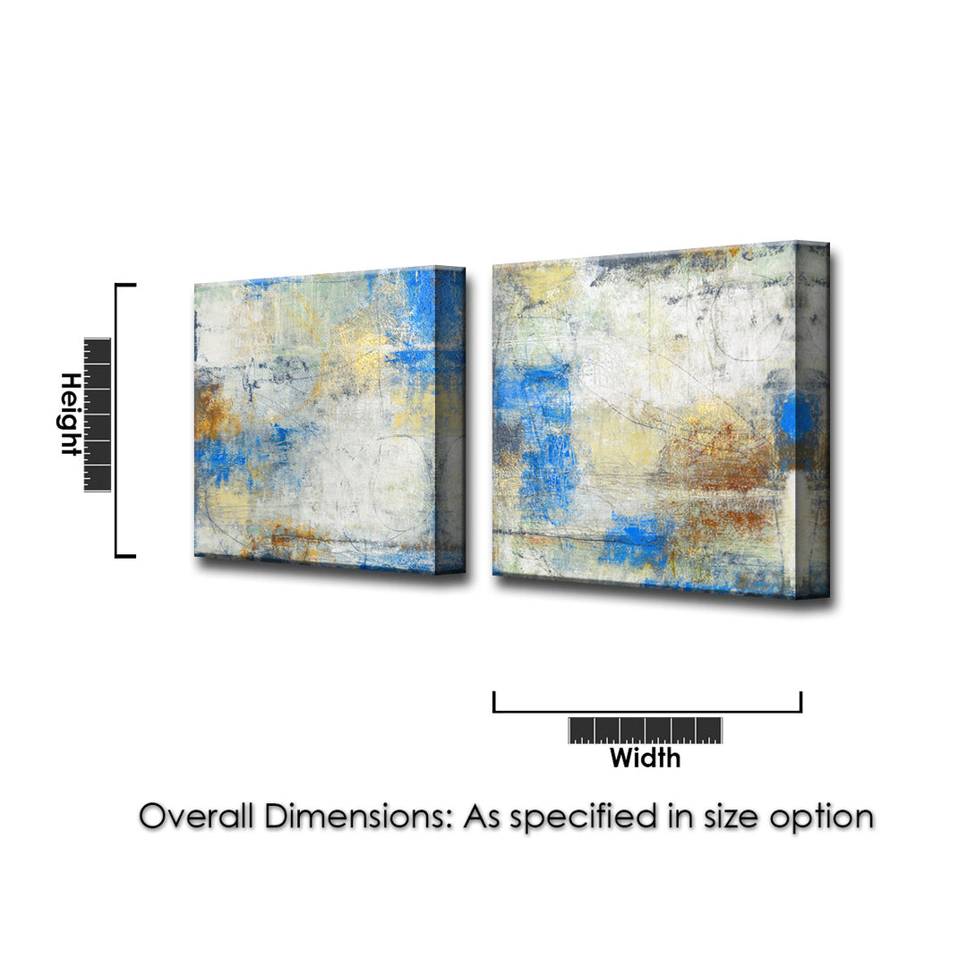 Harbor View I/II' 2 Piece Wrapped Canvas Wall Art Set