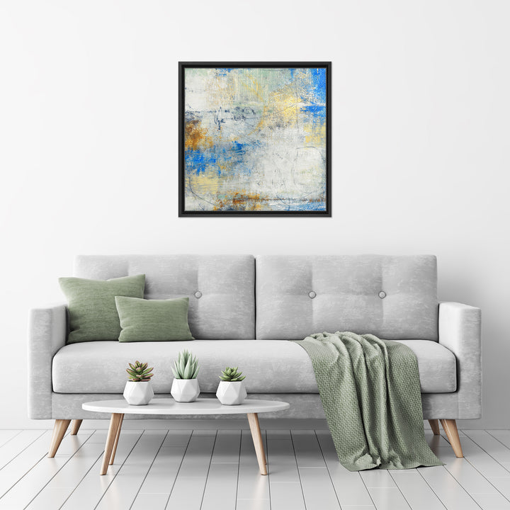 Harbor View I Framed Canvas Wall Art