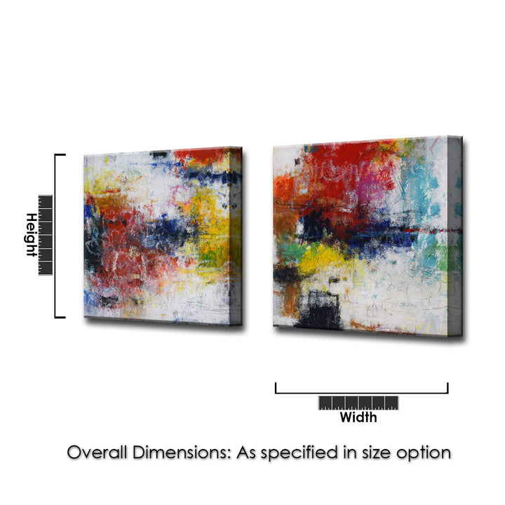 Rejuventated I/II' 2 Piece Wrapped Canvas Wall Art Set