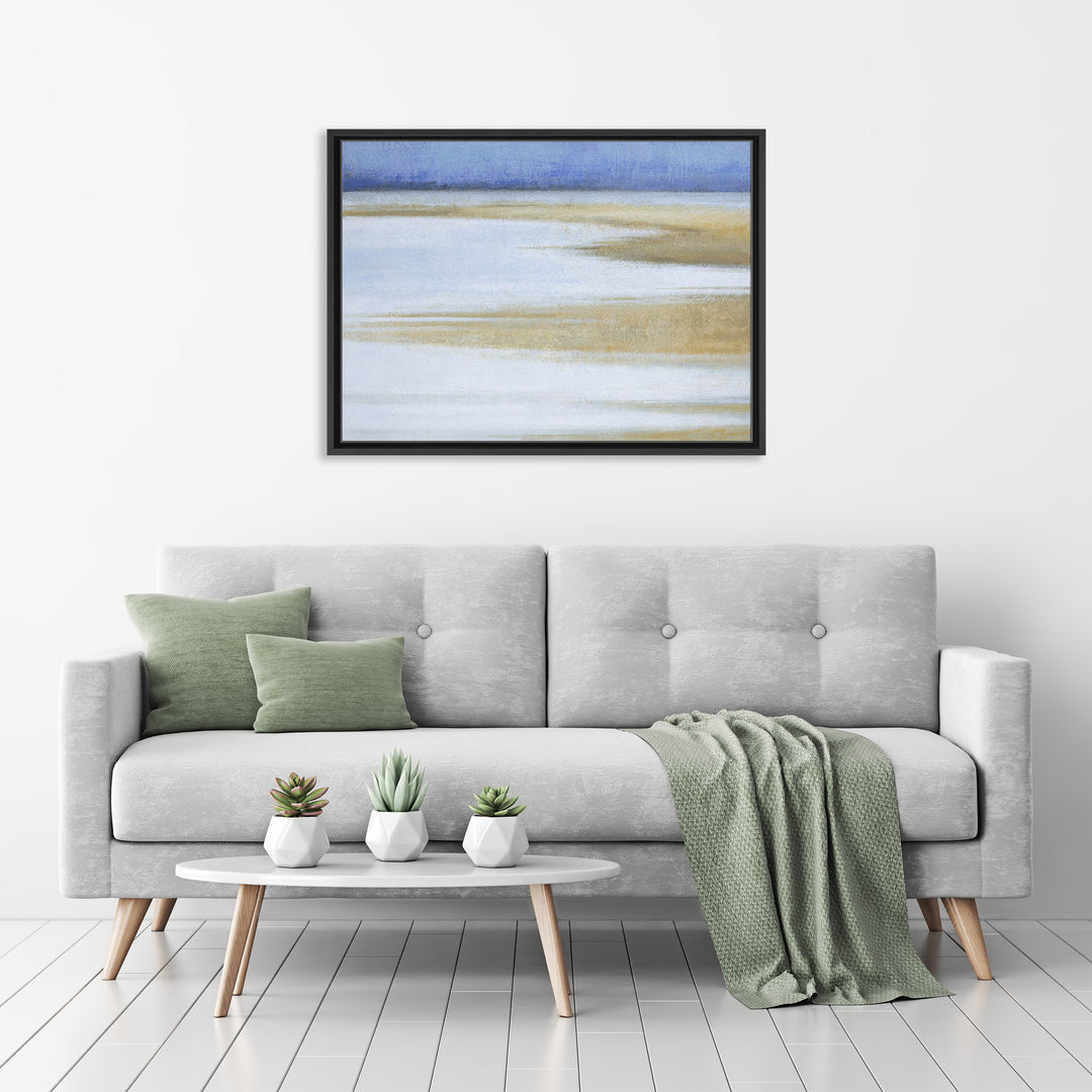 Coast at Dawn Framed Canvas Wall Art