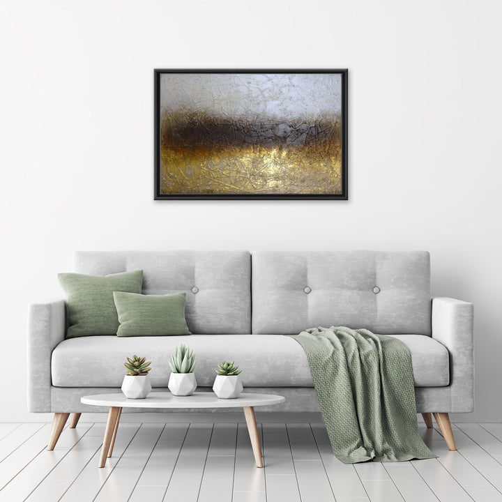 Shadow Field Framed Canvas Wall Art