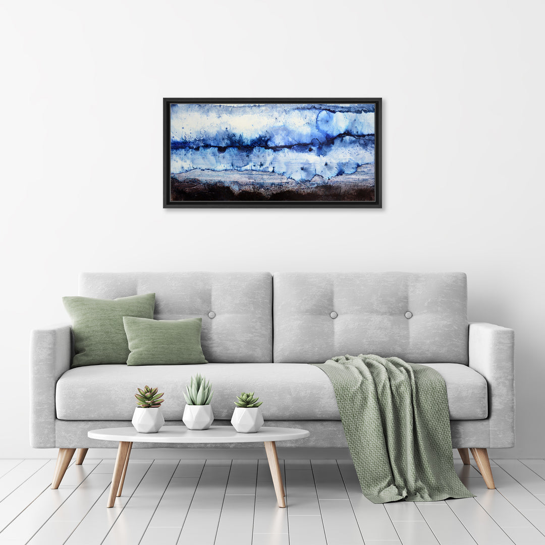 Glacier Framed Canvas Wall Art
