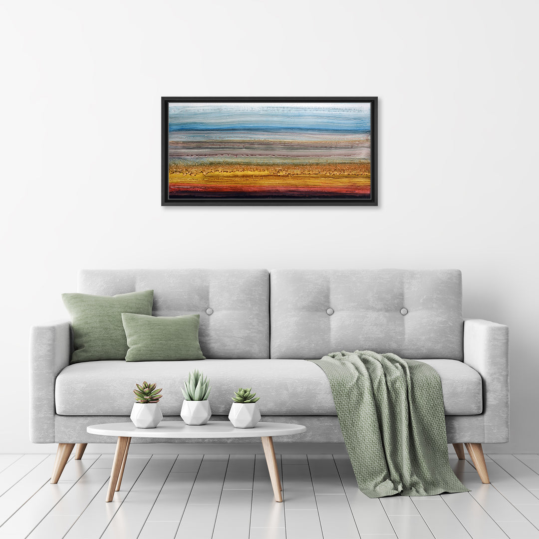 Heaven and Earth Framed Canvas Wall Art