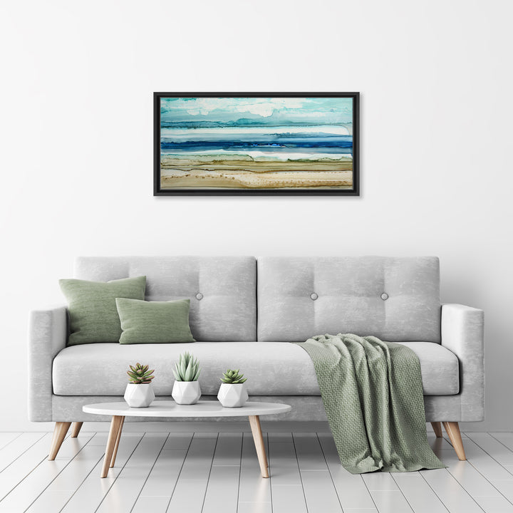 Dreamers Shore Framed Canvas Wall Art