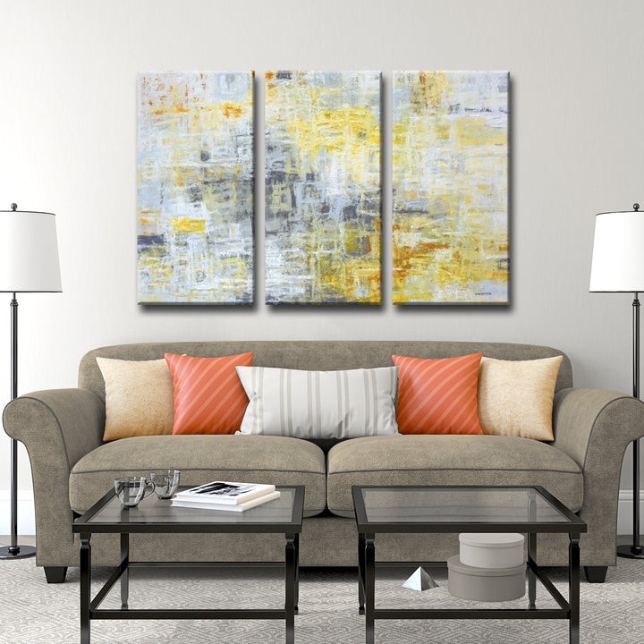 Joy Within' 3 Piece Wrapped Canvas Wall Art Set