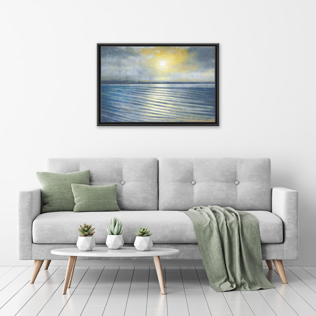 Ripples Framed Canvas Wall Art