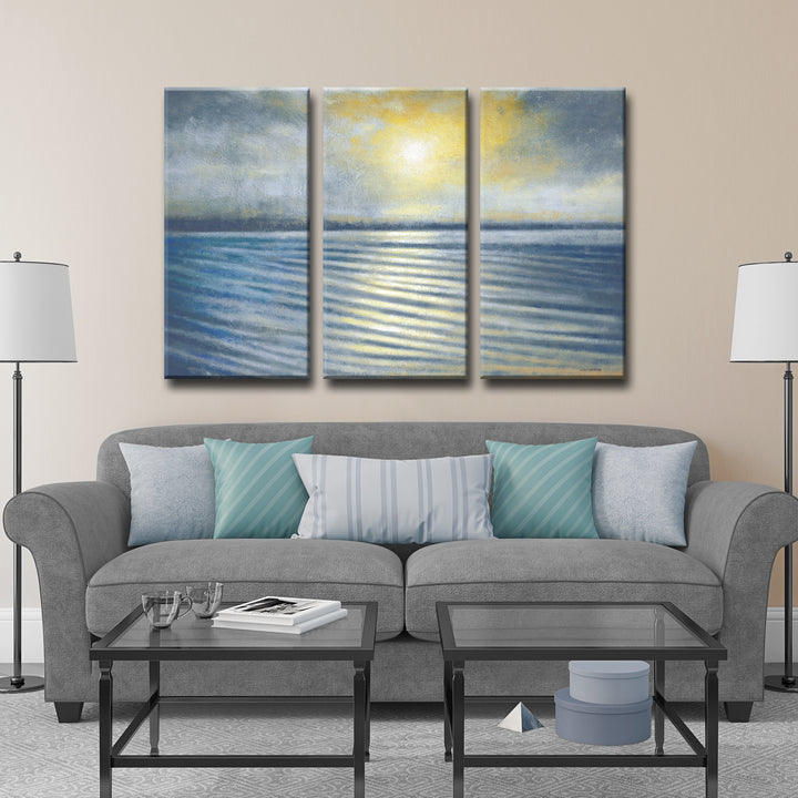 Ripples' 3 Piece Wrapped Canvas Wall Art Set