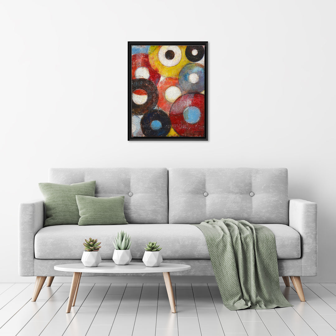Circumstantial I Framed Canvas Wall Art
