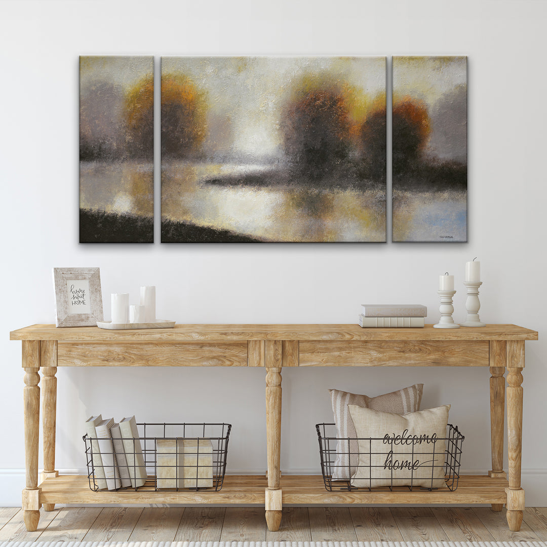 Bailey's Creek I/II/III' 3-Piece Wrapped Canvas Wall Art Set