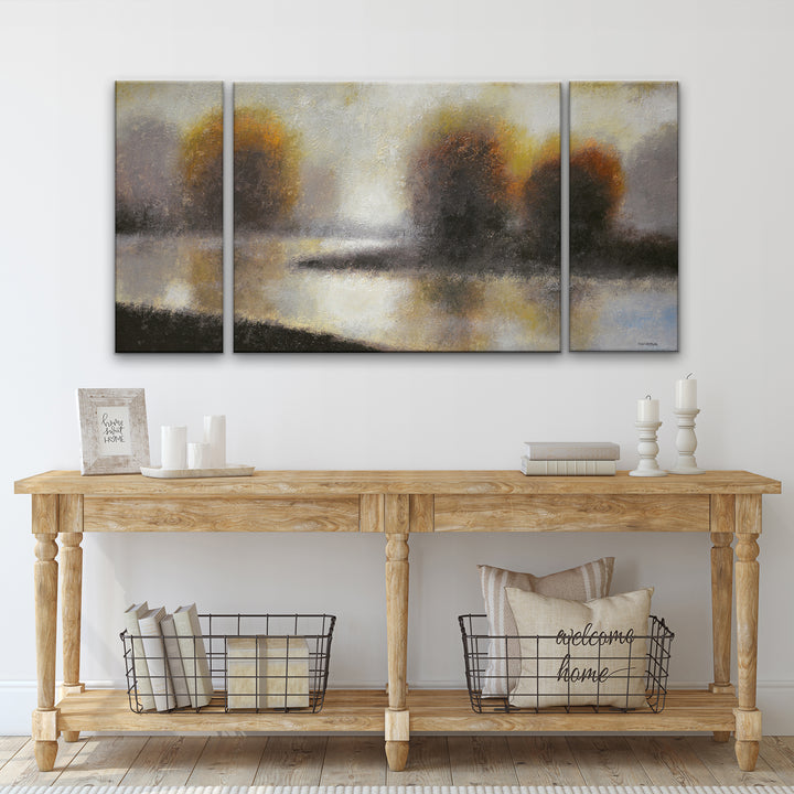 Bailey's Creek I/II/III' 3-Piece Wrapped Canvas Wall Art Set