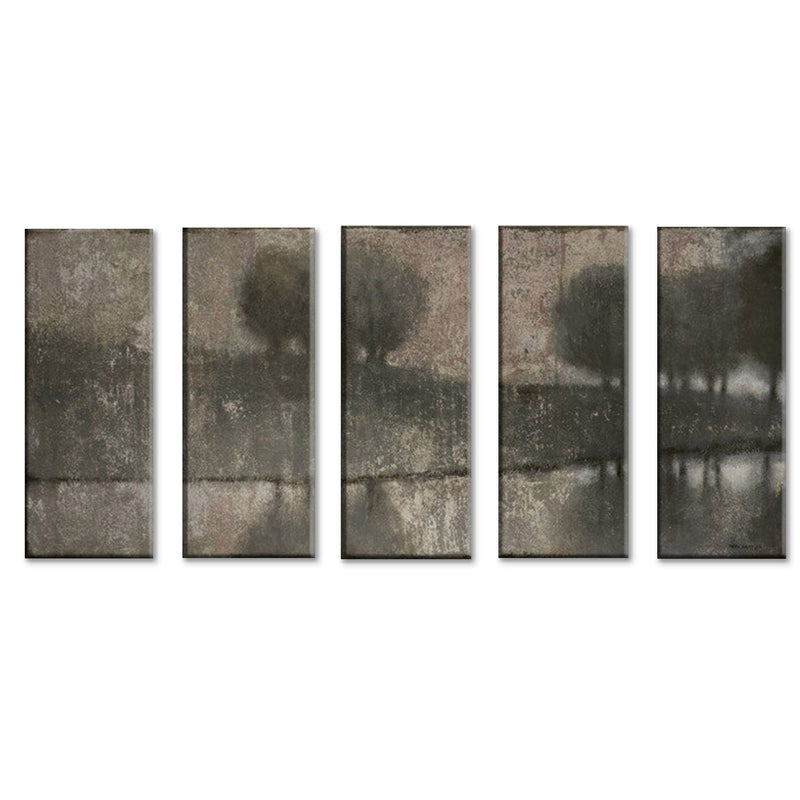 'Granite Banks' 5 Piece Wrapped Canvas Wall Art Set