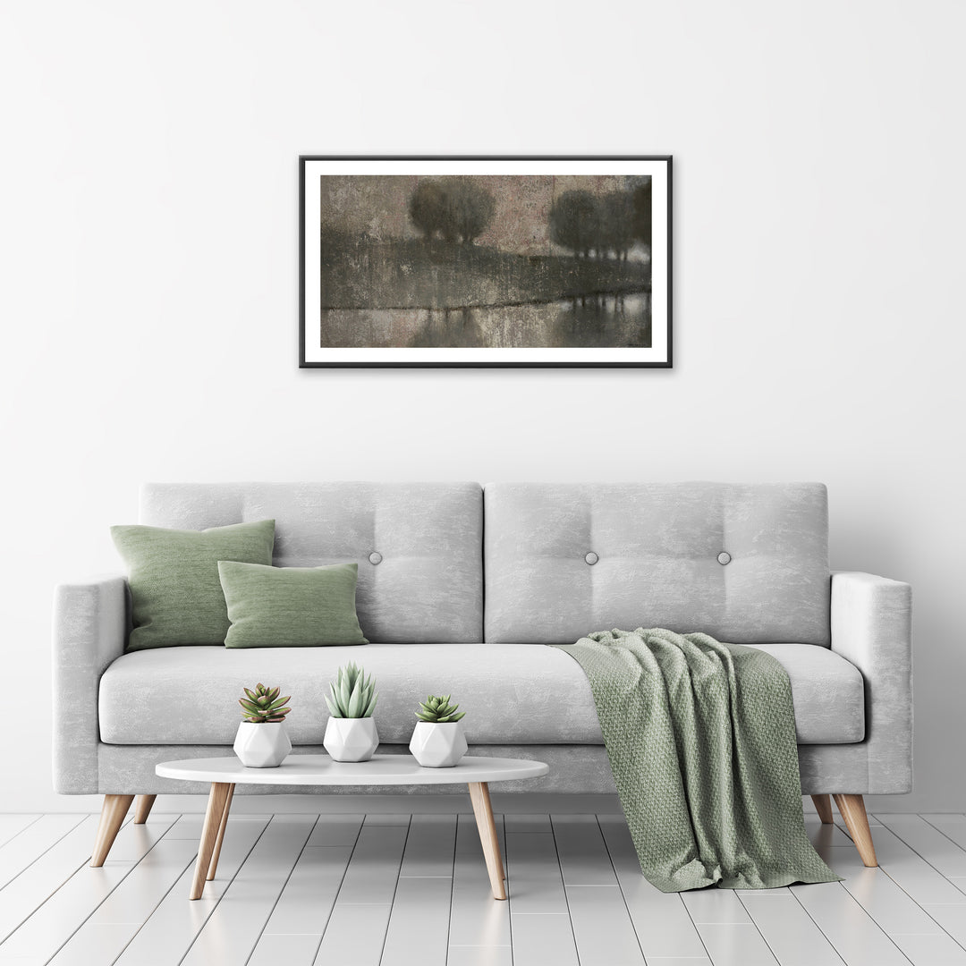 Granite Banks Framed Canvas Wall Art