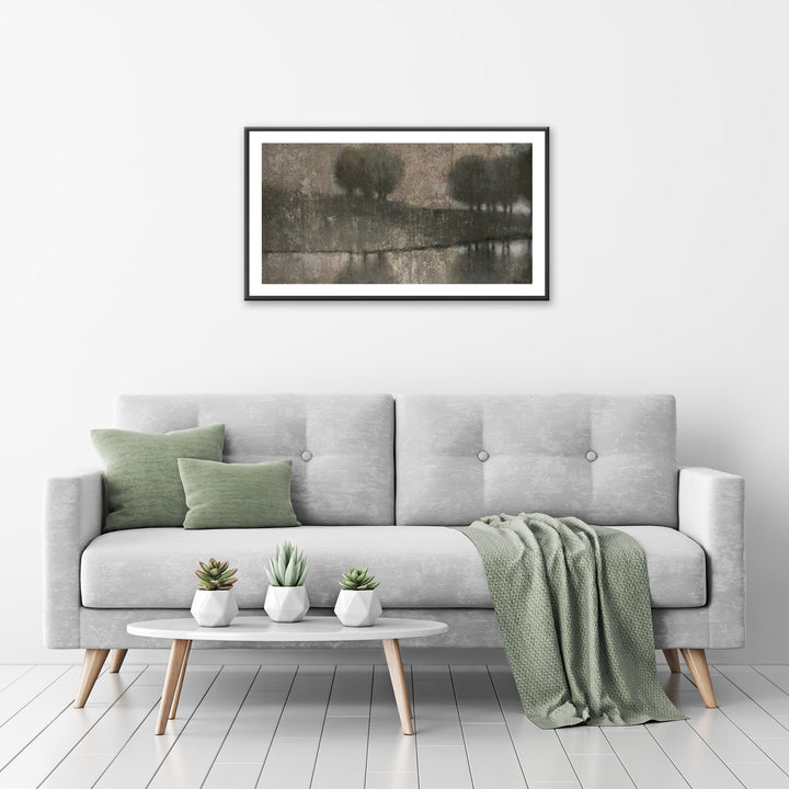 Granite Banks Framed Canvas Wall Art