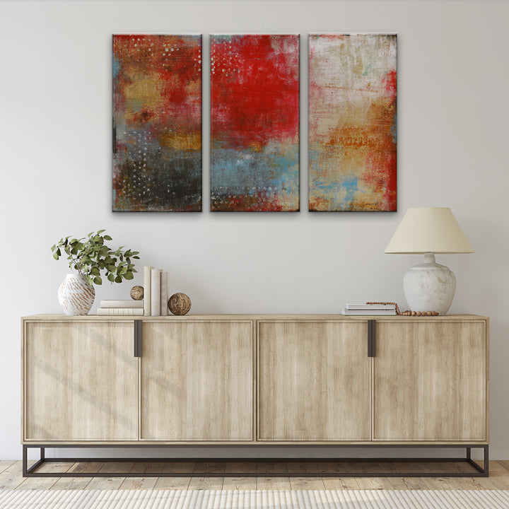 Impromptu' 3 Piece Wrapped Canvas Wall Art Set